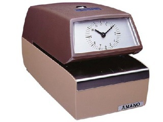 Amano timestamp w/clock