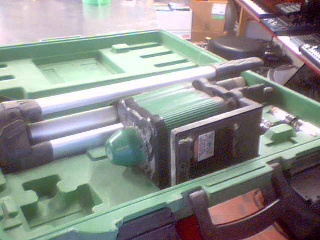 Laser rotatif a batterie + stand + case