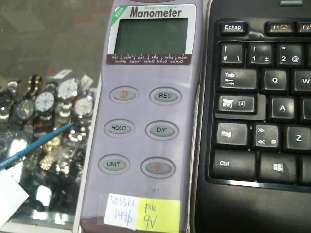 Manometre 0-30 psi pile 9v