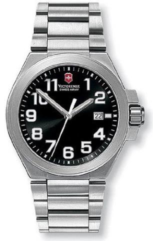 Swiss army silver band