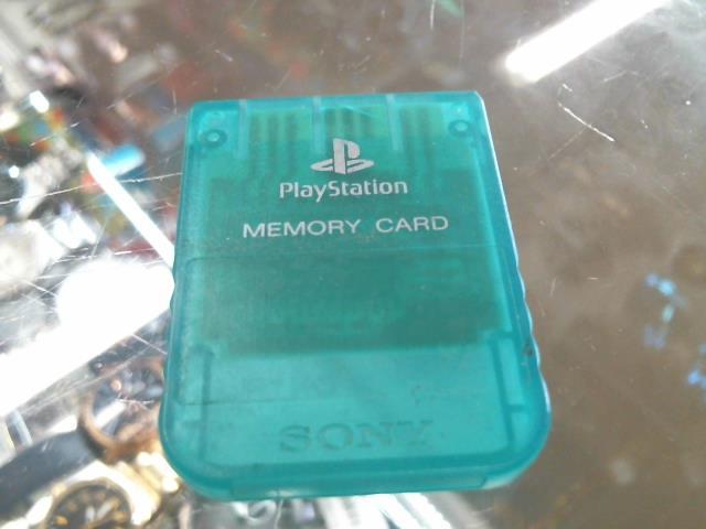 Memory carte ps2 verte