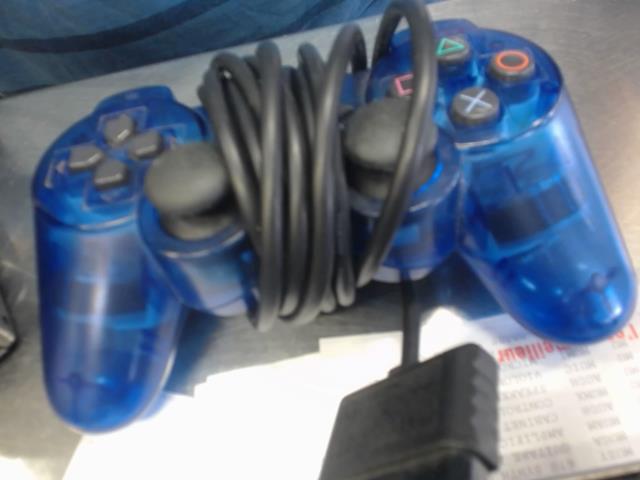 Controller ps2 manette bleu