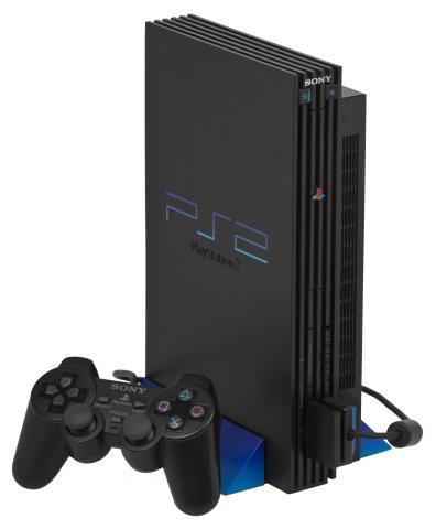 Console playstation 2+fils+man