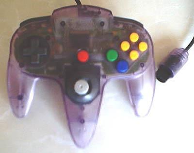 Manette nintendo 64 mauve, Accessoires Nintendo 64