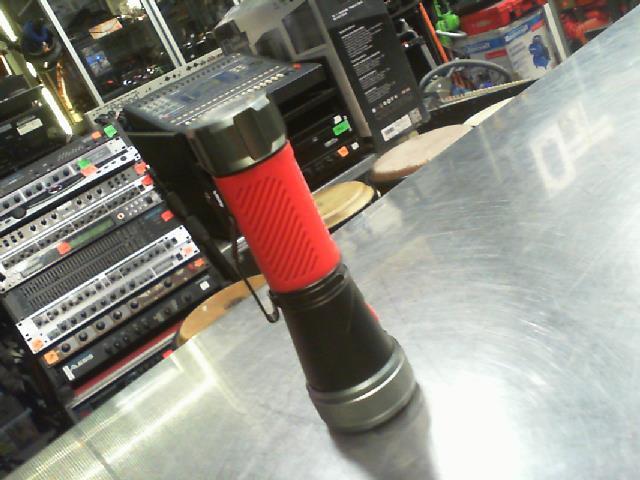 Flashlight magnetic blk/rouge