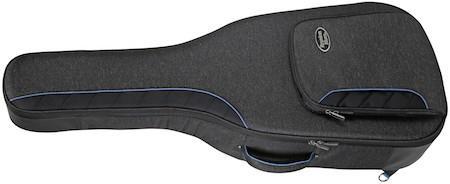 Black guitar case semi ridgid