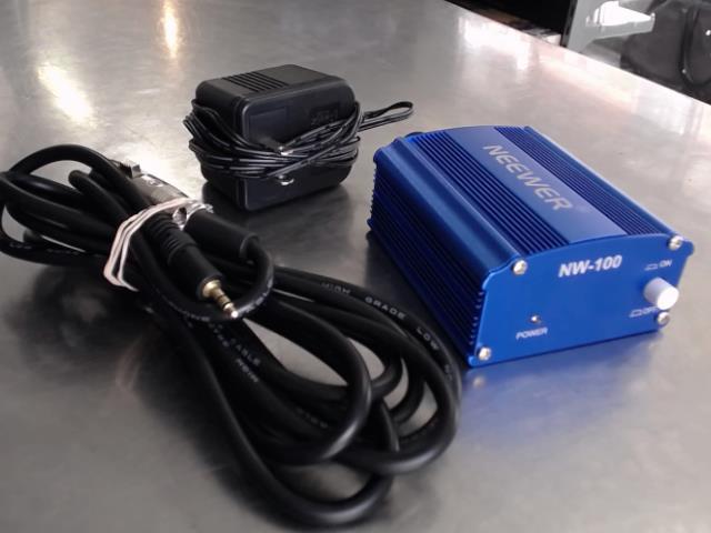 Phantom power supply pour microphone +ac