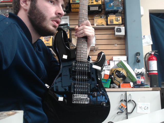 All black guitare