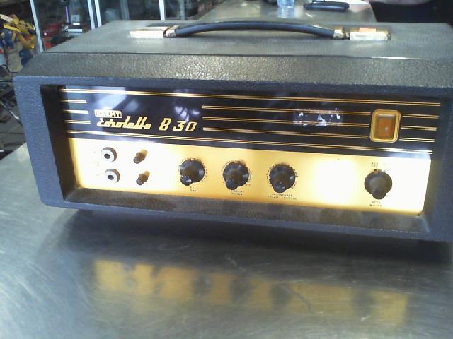 Tube amp vintage gold black