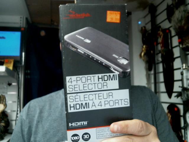 Selecteur hdmi a 4 ports