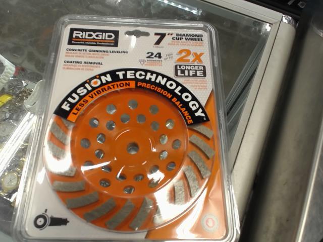 Diamond cupwheel 7'' neuf
