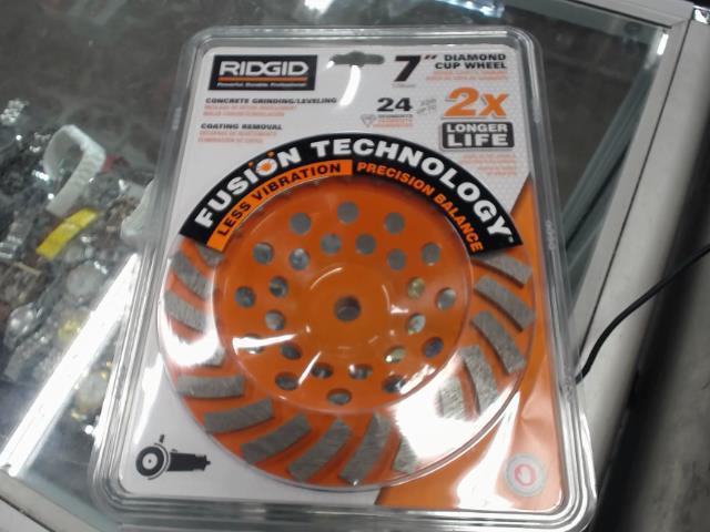 Diamond cupwheel 7'' neuf
