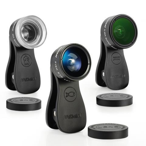 3 in 1 clip on phone lens