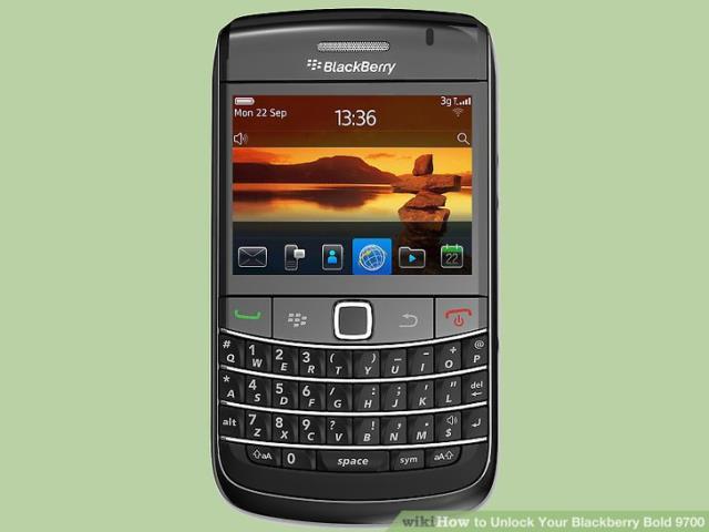 Black berry bold unlock