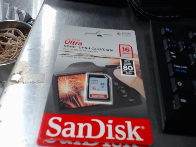 Carte sd 16gb (neuve)