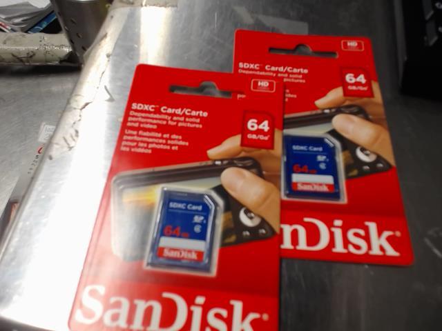Carte sd 64gb (neuve)
