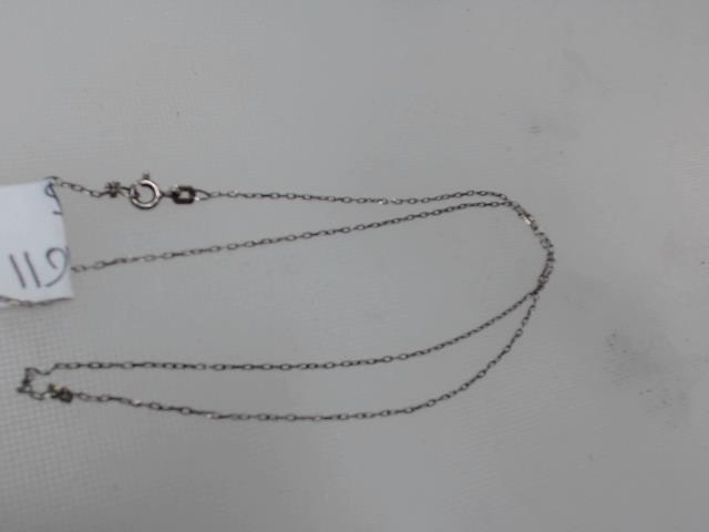 Chaine en argent mince