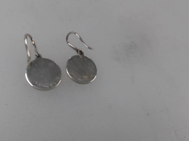 Paire boucle d'oreille argent