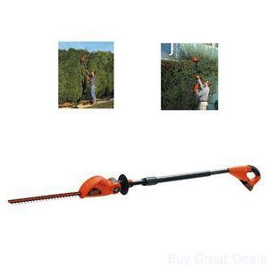 Cordless pole hedge trimmer