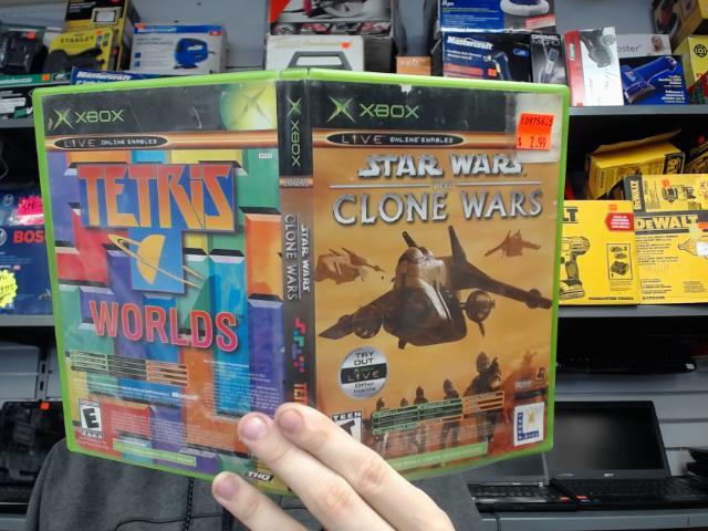 Star wars the clone wars+tetris world
