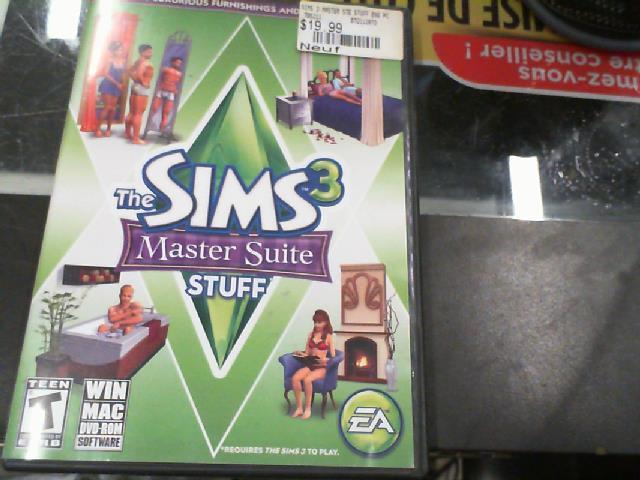 The sims 3 master suite stuff