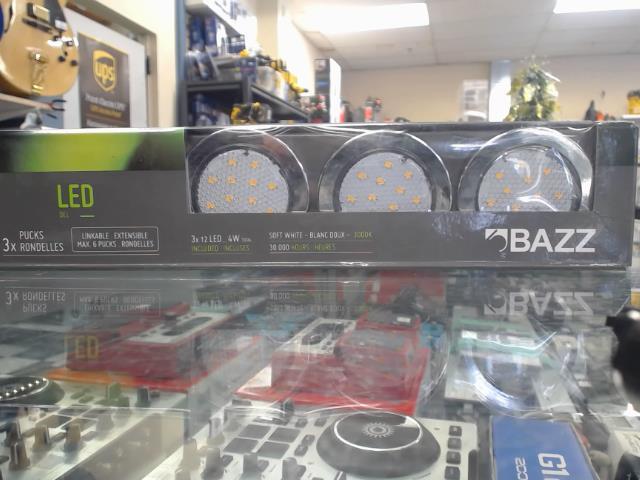 3 rondelles led 4w