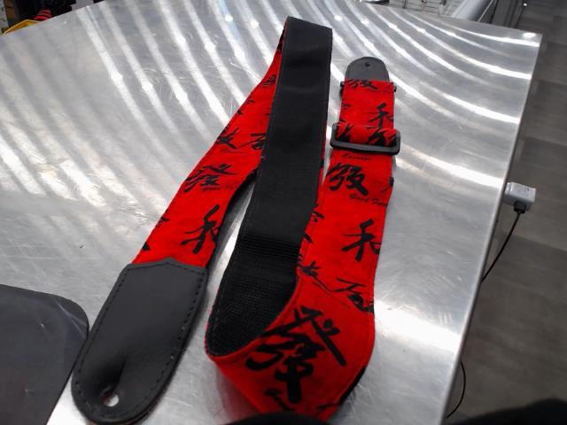 Strap  guitare rouge