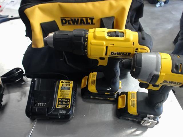 Drill driver cordless+bag+2bat+chr