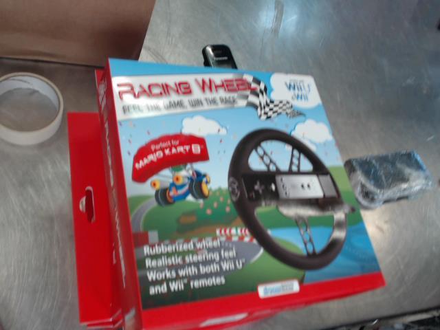 Mariokart racing steering wiiu neuf box