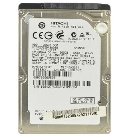 Hitachi hdd 500gb