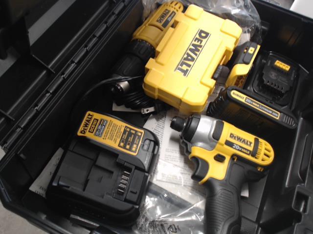 Kits impact drill+bits a drill+case