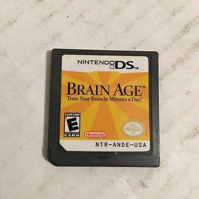 Brain age nintendo ds  loose