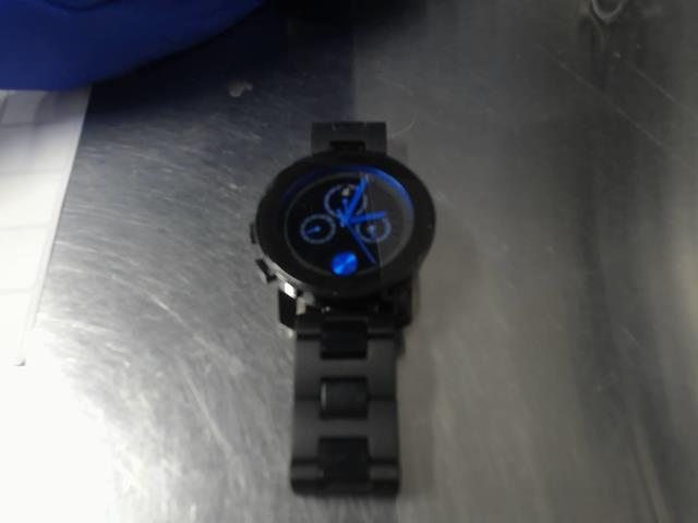 Montre movado bold noir interieur bleu