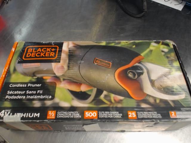 Electric pruner+fil ds boite noirorange