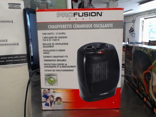Chaufrette ceramique ds boite rougeblanc