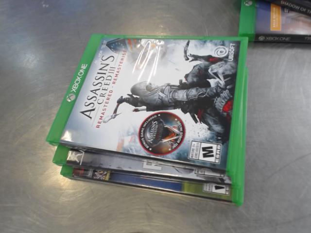 Assassins creed 3 remastered xbox one