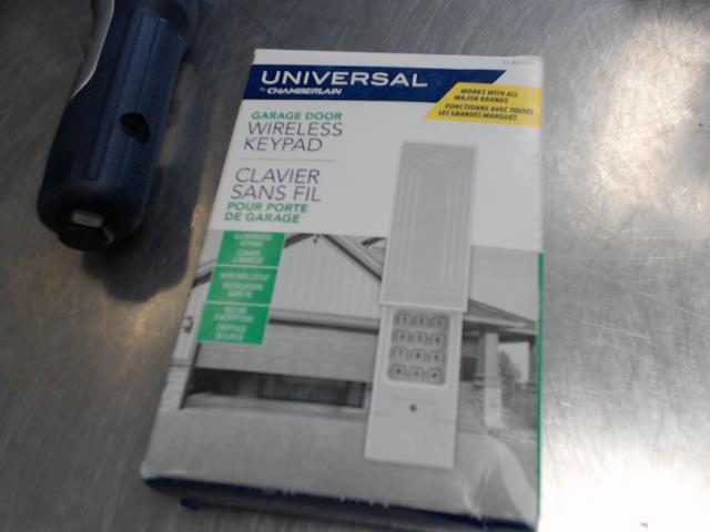 Clavier sans fil pour porte de garage