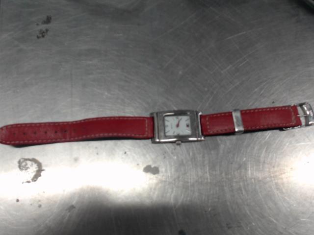 Montre tommy car bracelet rouge