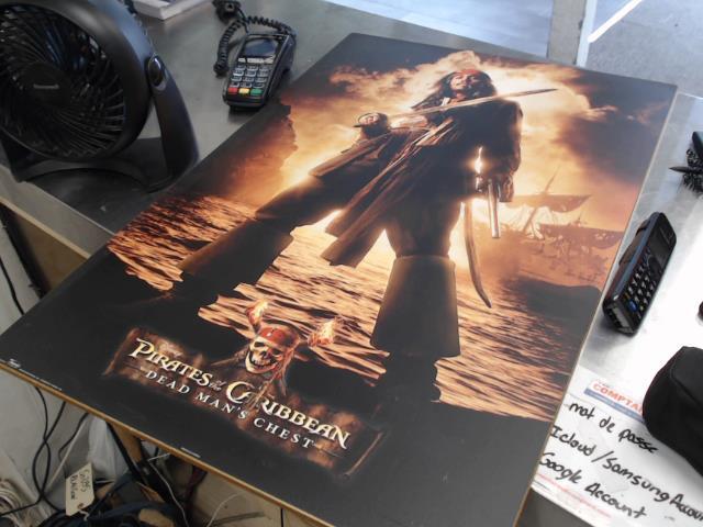 Poster pirate des caraibes