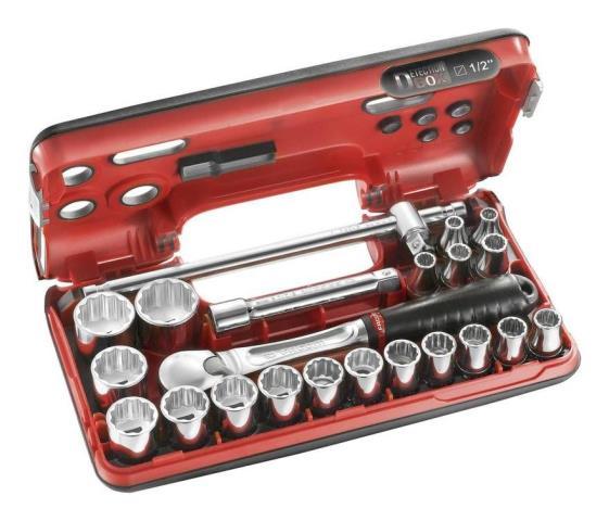 Kit de douilles + ratchet