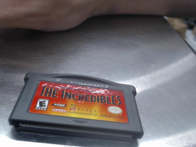 The incredibles gameboy advanced