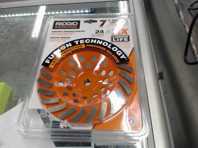 7'' diamond cup wheel neuf