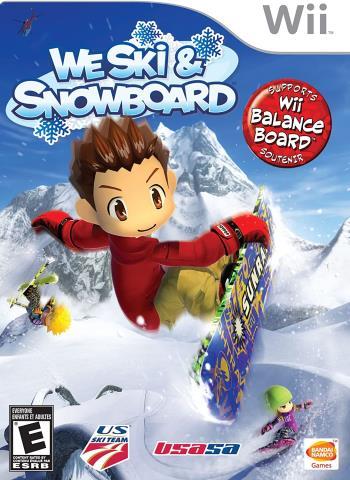 We ski and snowboard wii