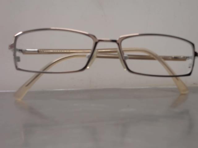 Frames de lunette dor et blanc