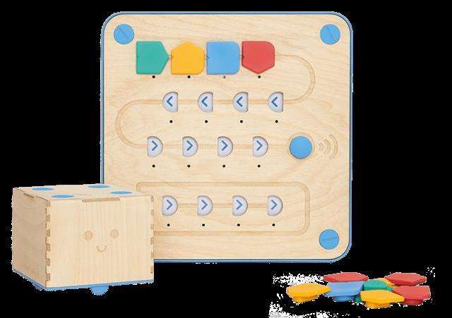 Cubetto playset wooden robot