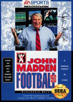 John madden football '93 genesis game