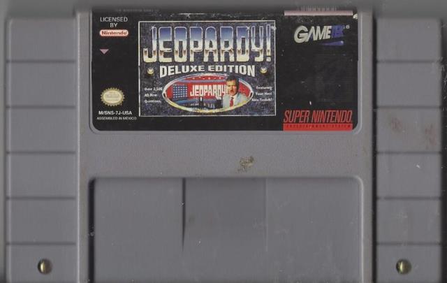 Jeopardy deluxe edition super nintendo