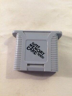 Super memory card 1000 nintendo n64a