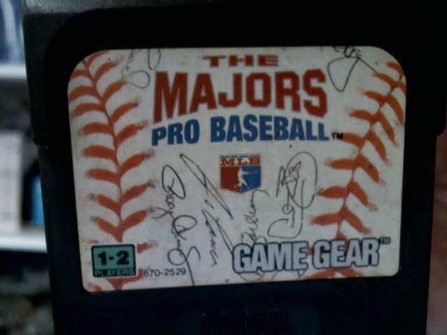 The majors pro baseball