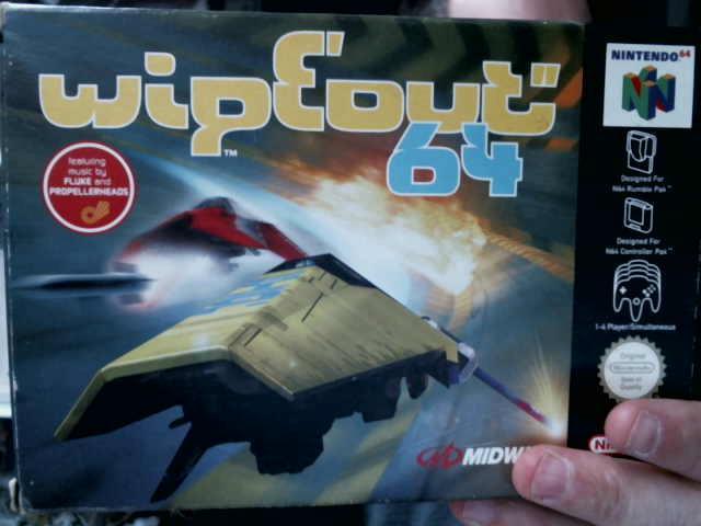 Wipeout 64 dans la boite